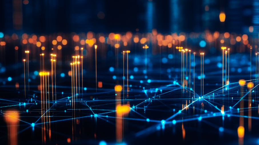 graphic of network connections